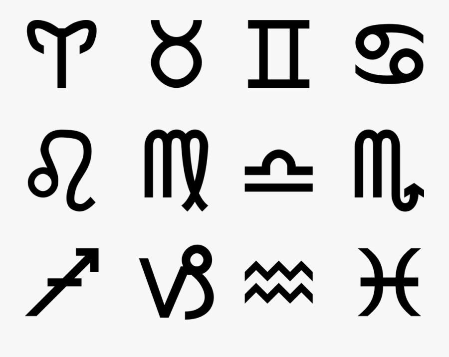 Zodiac Signs Clipart, Transparent Clipart