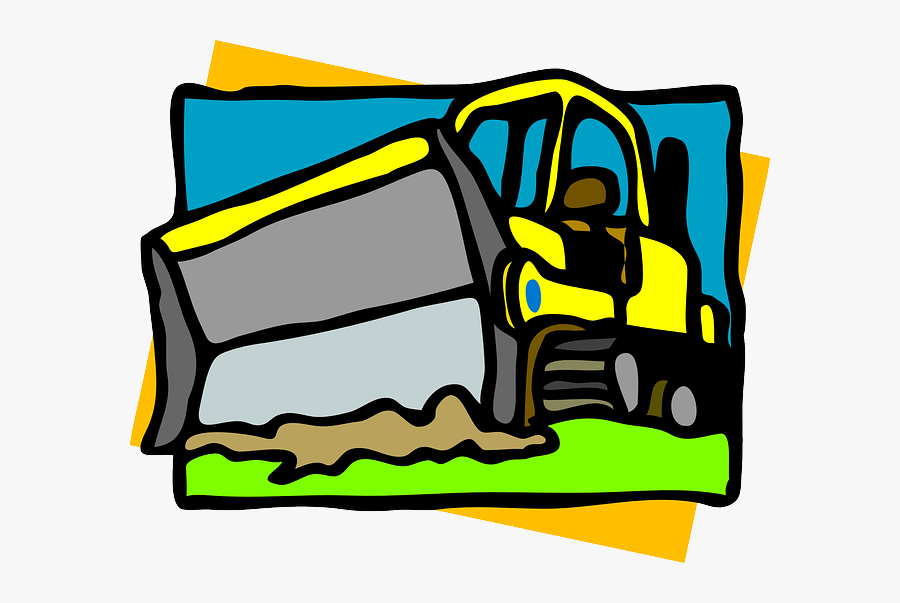 Free To Use & Public Domain Bulldozer Clip Art - Building Material, Transparent Clipart