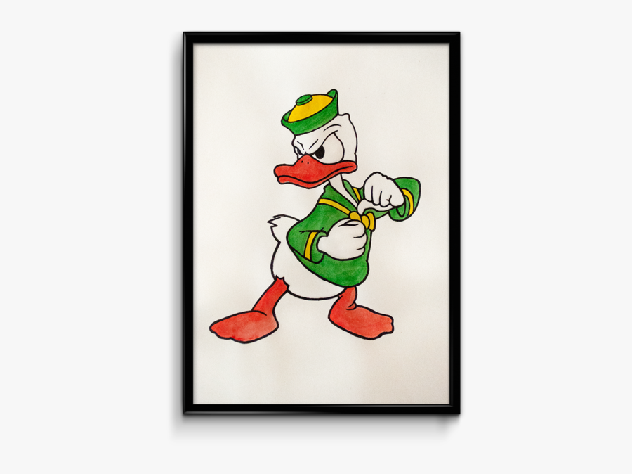 Oregon Donald Duck Drawing, Transparent Clipart