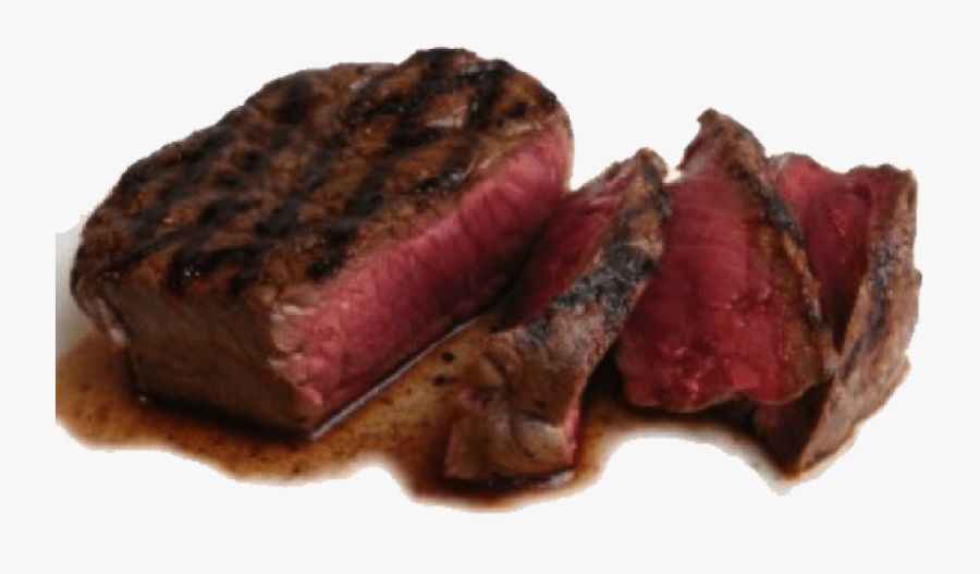 Meat Baked Potato Cooking Steak Doneness - Medium Rare Fillet Steak, Transparent Clipart