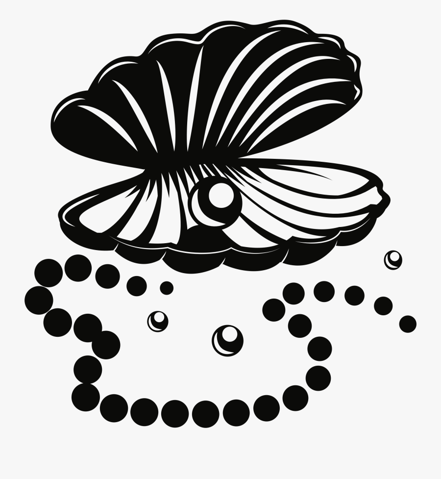 Pearls Clipart Black And White , Png Download - Pearls Clipart Black And White, Transparent Clipart