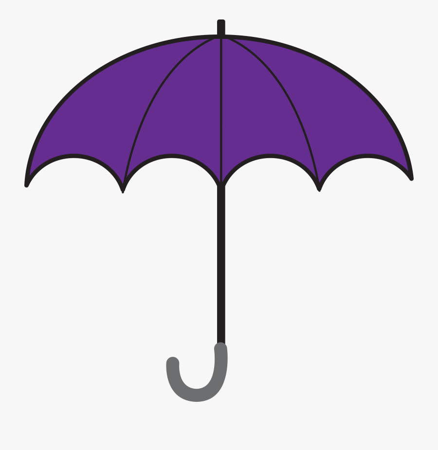 Collection Of Open - Purple Umbrella Clipart, Transparent Clipart