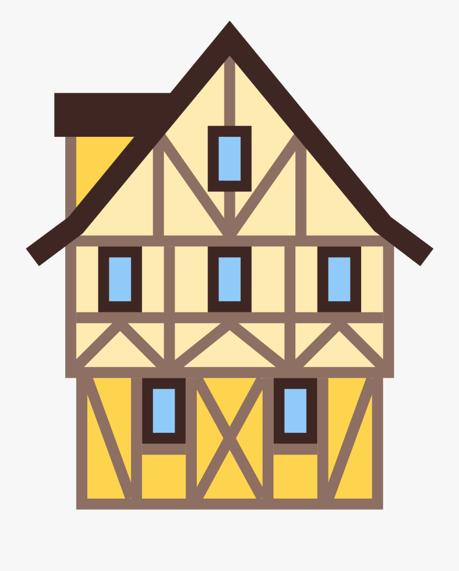 German House Icon, Transparent Clipart