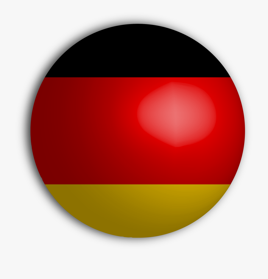 Transparent German Clipart - Germany Flag Ball Png, Transparent Clipart