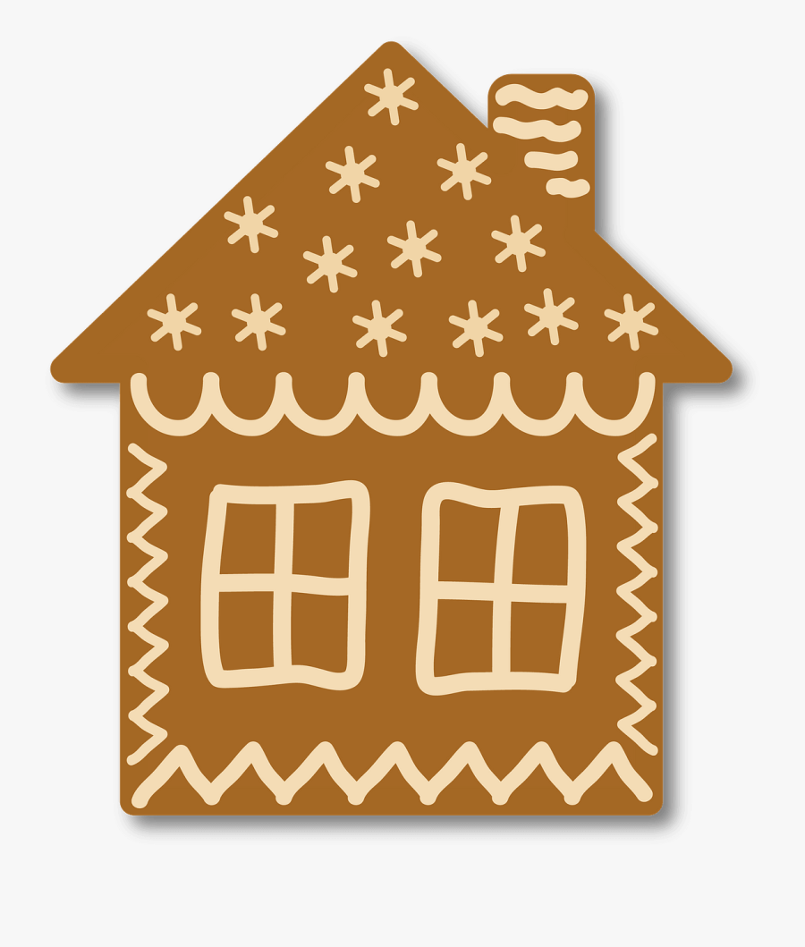 Plain Gingerbread House Clipart, Transparent Clipart