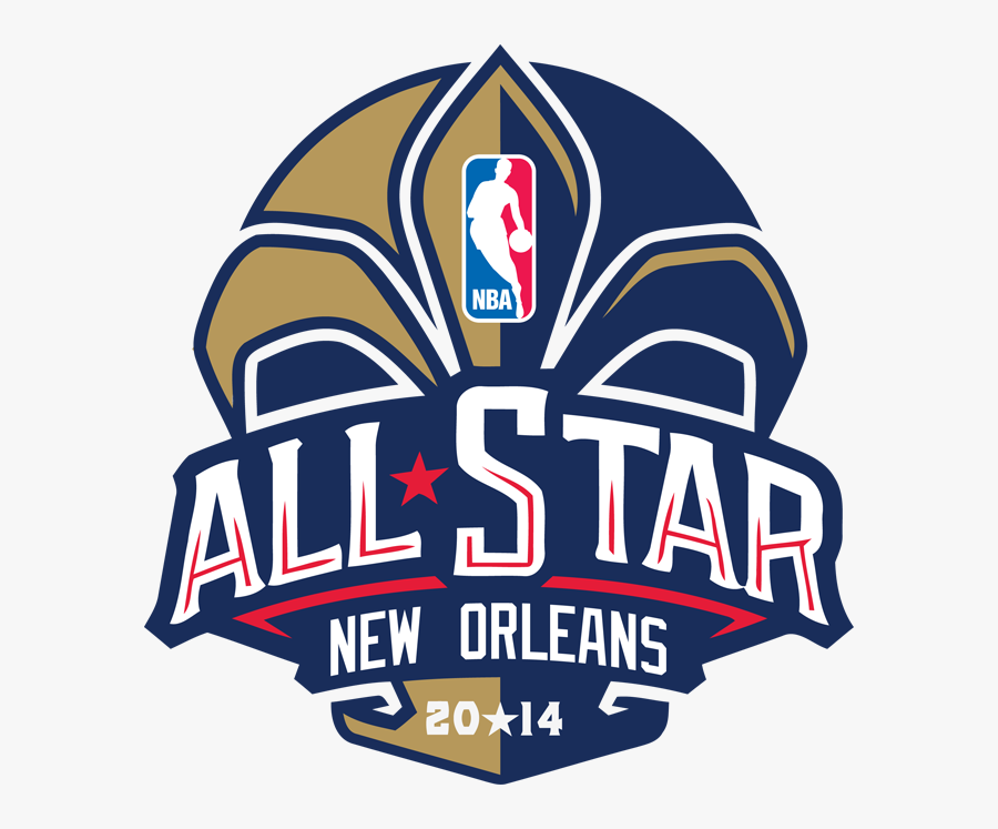 Realistic East And West All-star Starters - Black Nba All Star Logo, Transparent Clipart