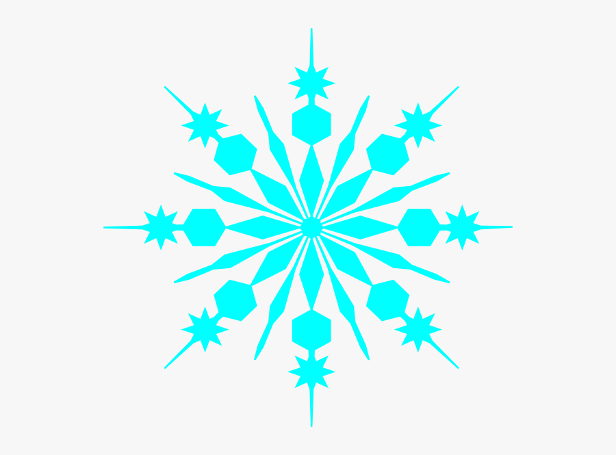 Snowflake Green Color Clip Art - Green Snowflake Clipart, Transparent Clipart