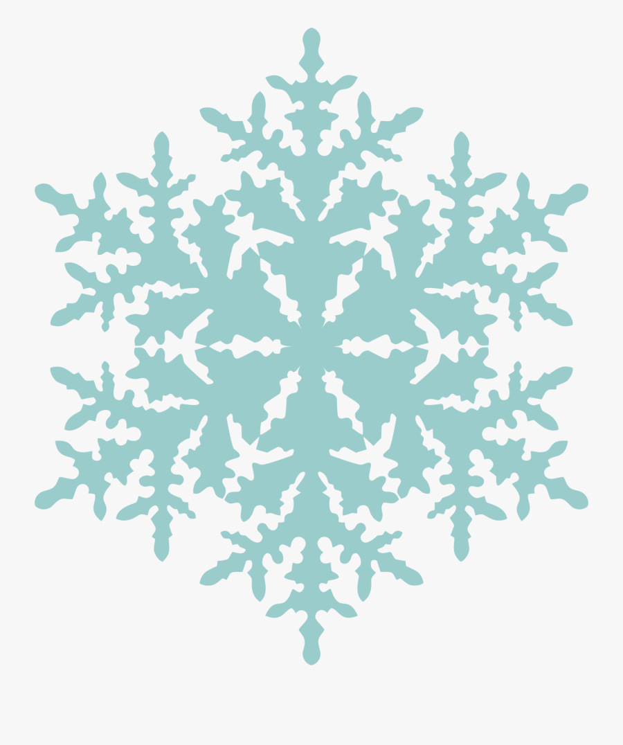 Snowflake Green Pattern - Copos De Nieve Verdes, Transparent Clipart