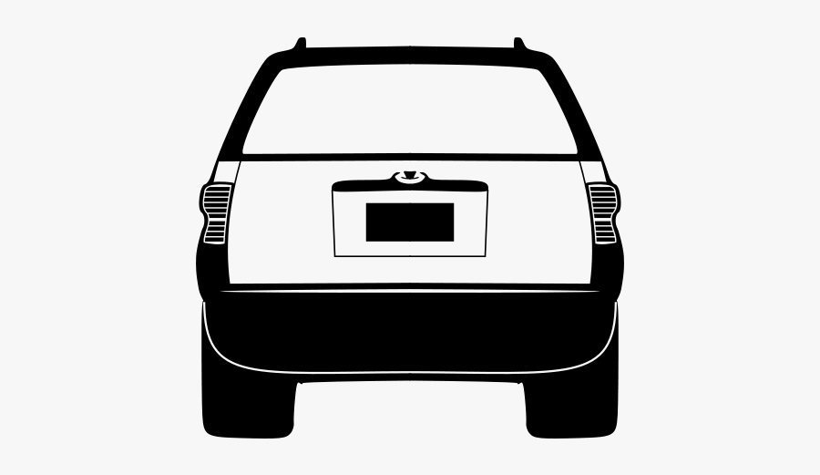 Suburban Assault Vehicle Png Images - Car Back Silhouette Png, Transparent Clipart