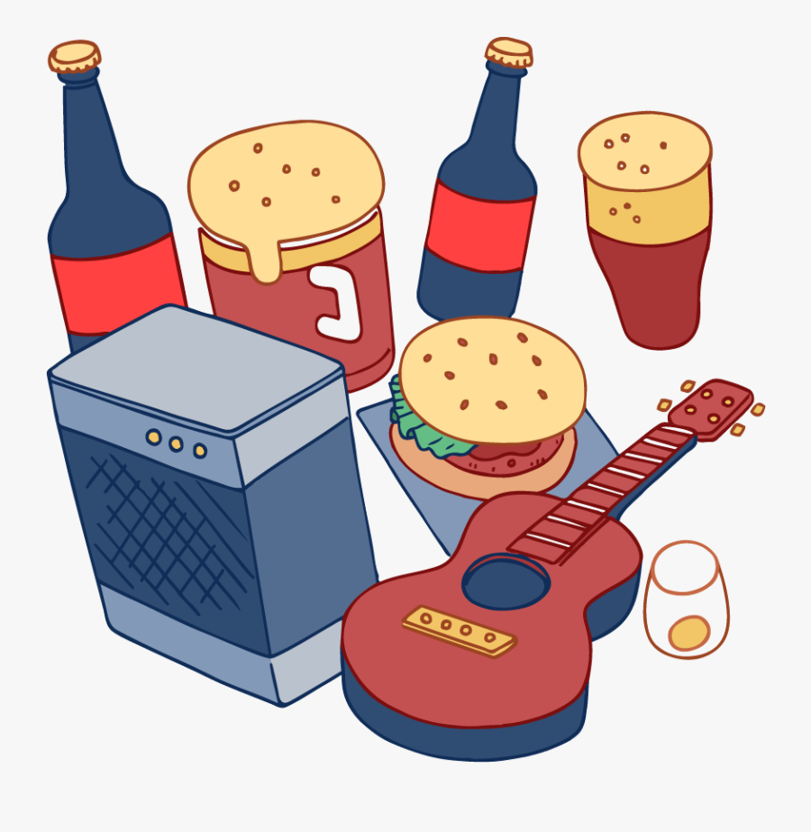Food, Drinks, Music & More Fun Clipart , Png Download, Transparent Clipart