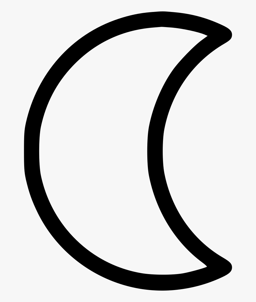 Moon Svg Waning - Circle, Transparent Clipart