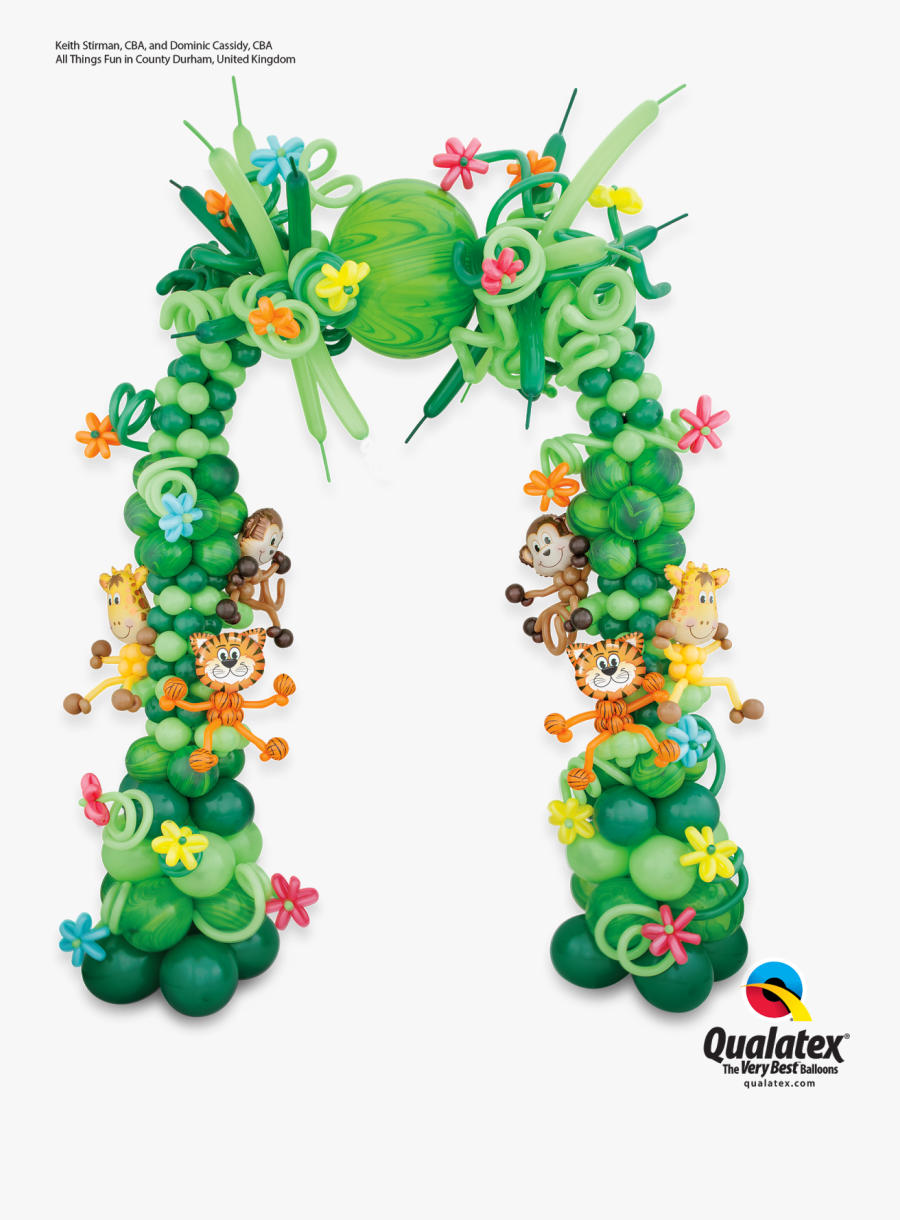 Balloons Jungle, Transparent Clipart