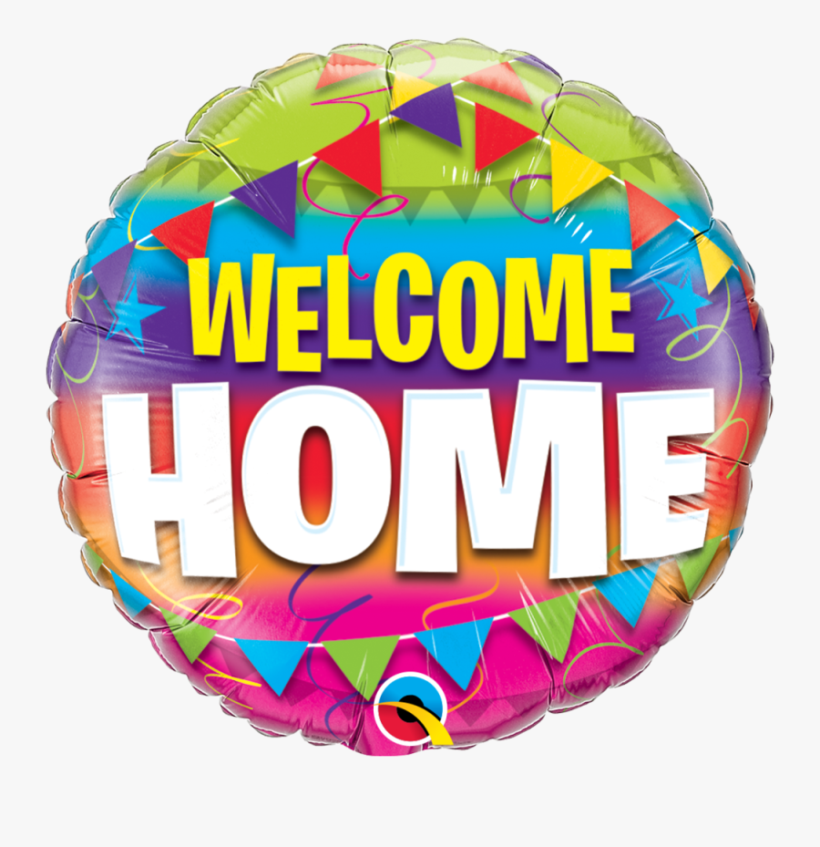 Welcome Home Pennants - Welcome Home Foil Balloon, Transparent Clipart