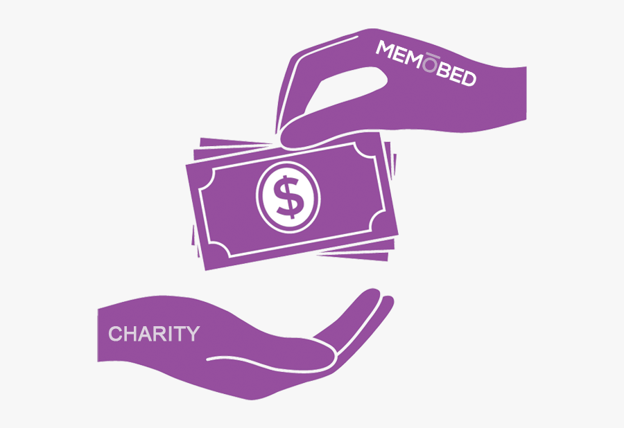Memobed Donations - Banknote, Transparent Clipart