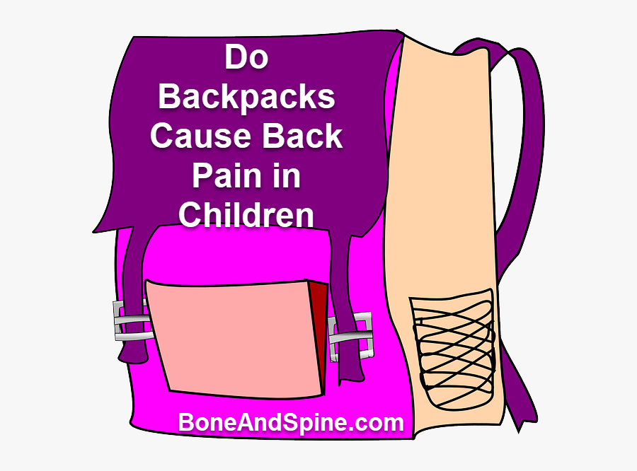 Do Backpacks Cause In - School Bag Clip Art, Transparent Clipart