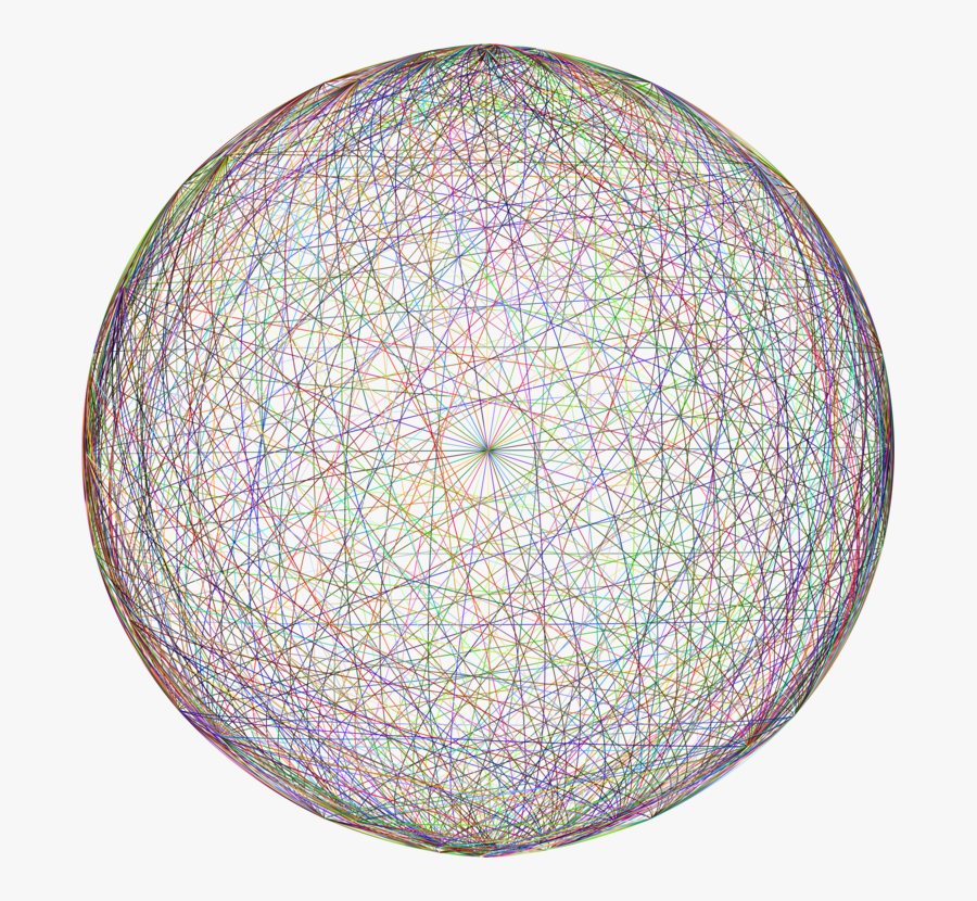 Sphere,circle,line - Network Ball Without Background, Transparent Clipart