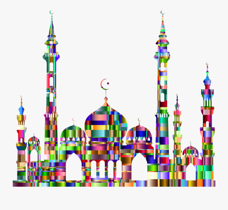 Masjid Berwarna Warni, Transparent Clipart