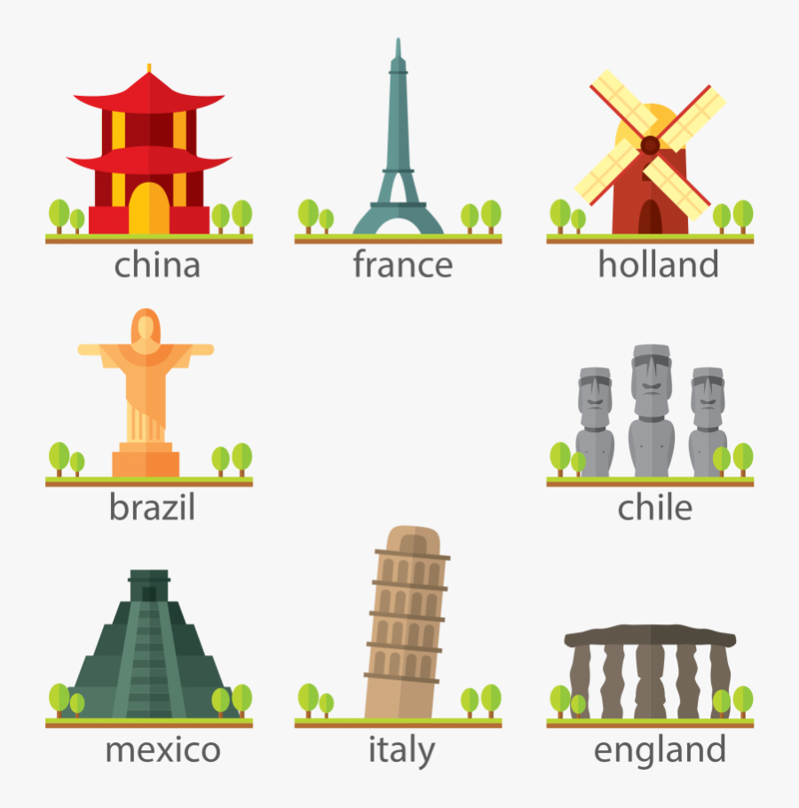National Sights Png Image - Draw Landmark Of Brazil, Transparent Clipart