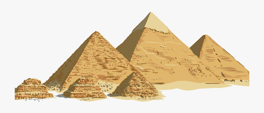 Pyramids Egypt Transparent Background, Transparent Clipart