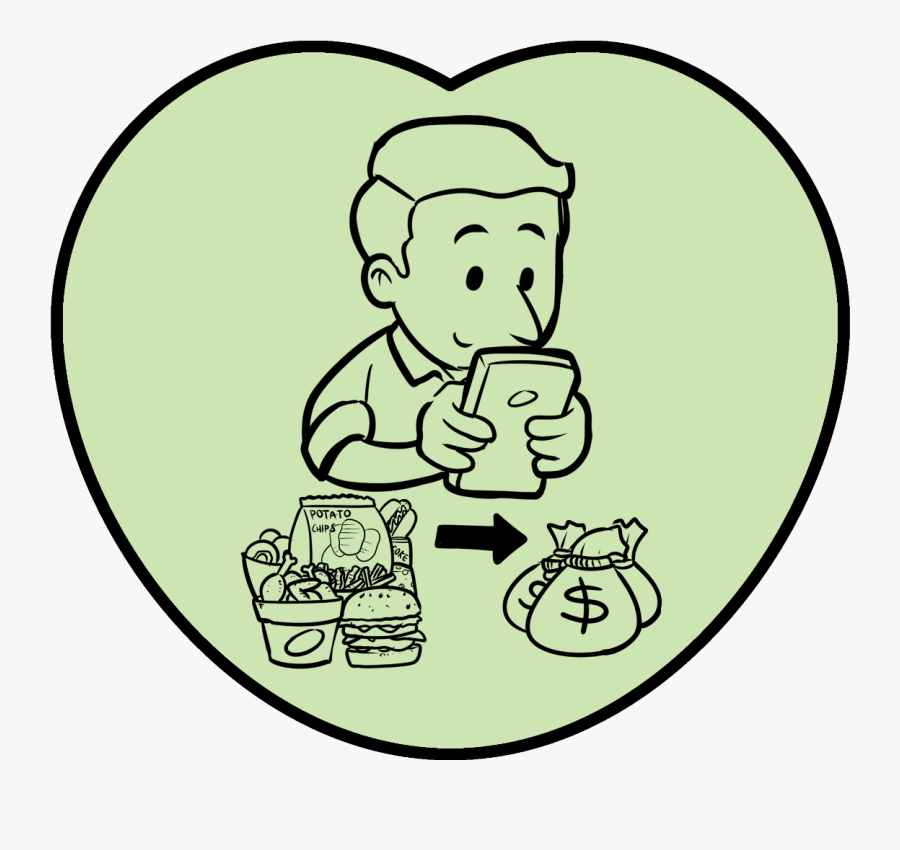 Record Every Junk Food And Its Calories You Successfully - Cartoon, Transparent Clipart