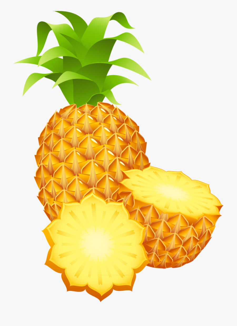 Pinapple Clipart Png Image - Clip Art Pineapple Transparent Background, Transparent Clipart