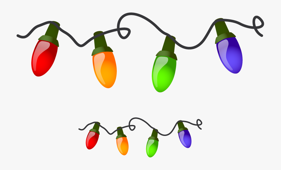 Christmas Lights Clipart, Transparent Clipart