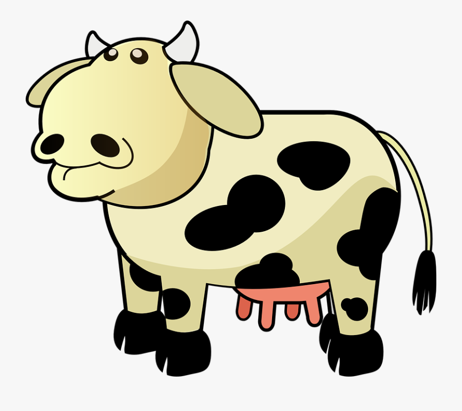 Colour Cow 1 - Cow Colour, Transparent Clipart