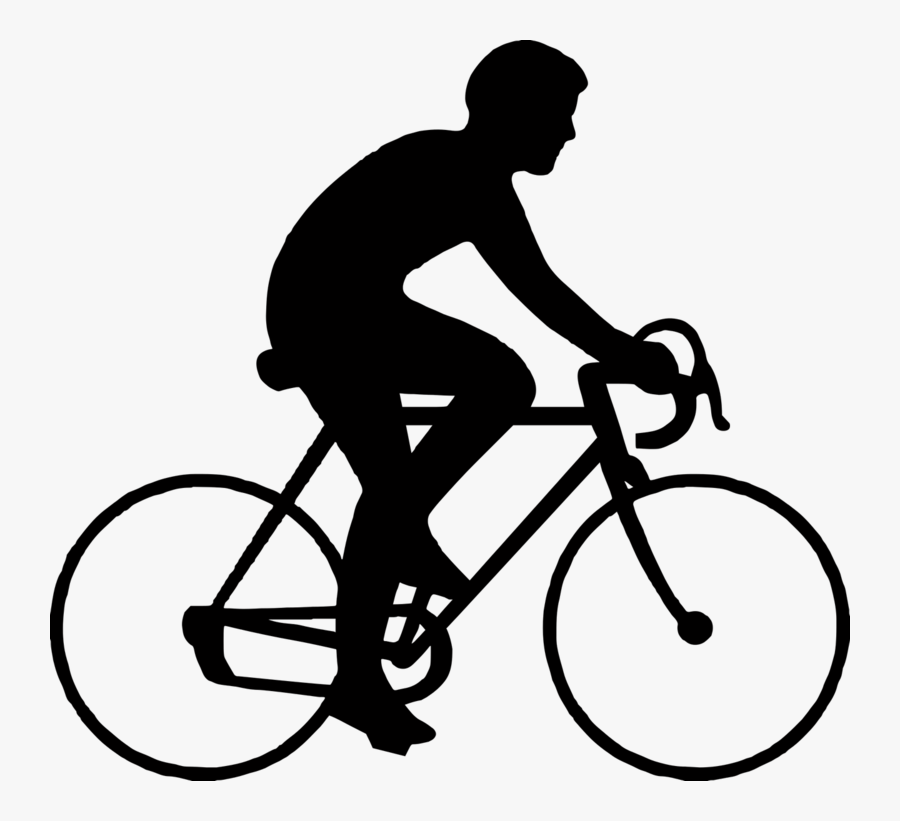 Shelby County Athletic Club - Guy Riding Bike Png, Transparent Clipart