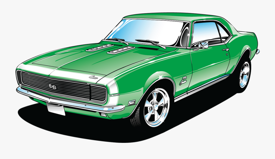 Chevrolet Clipart Camaro Ss - Transparent Background Classic Car Clipart, Transparent Clipart