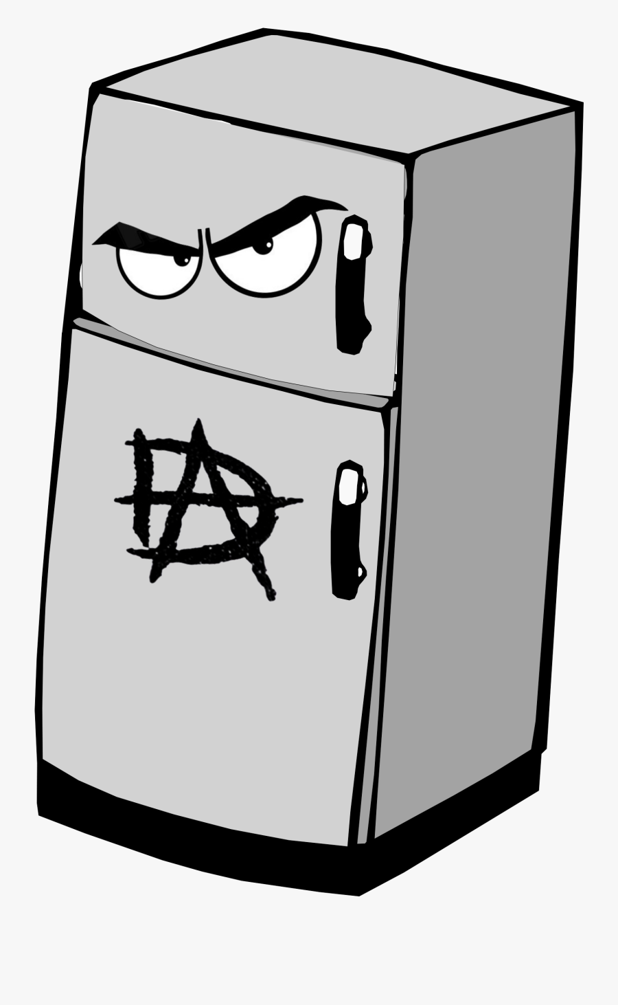 The Lunatic Fridge - Refrigerator Clipart, Transparent Clipart