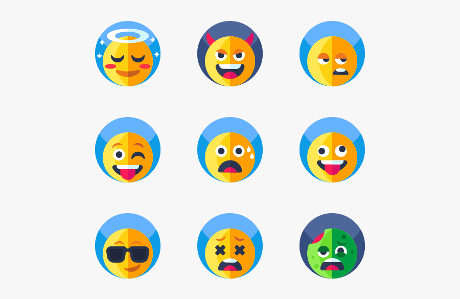 Emoji Vector Free - Smiley, Transparent Clipart