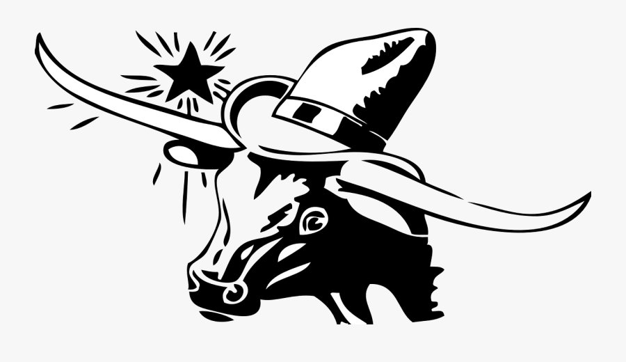 Cowboys Bull, Transparent Clipart