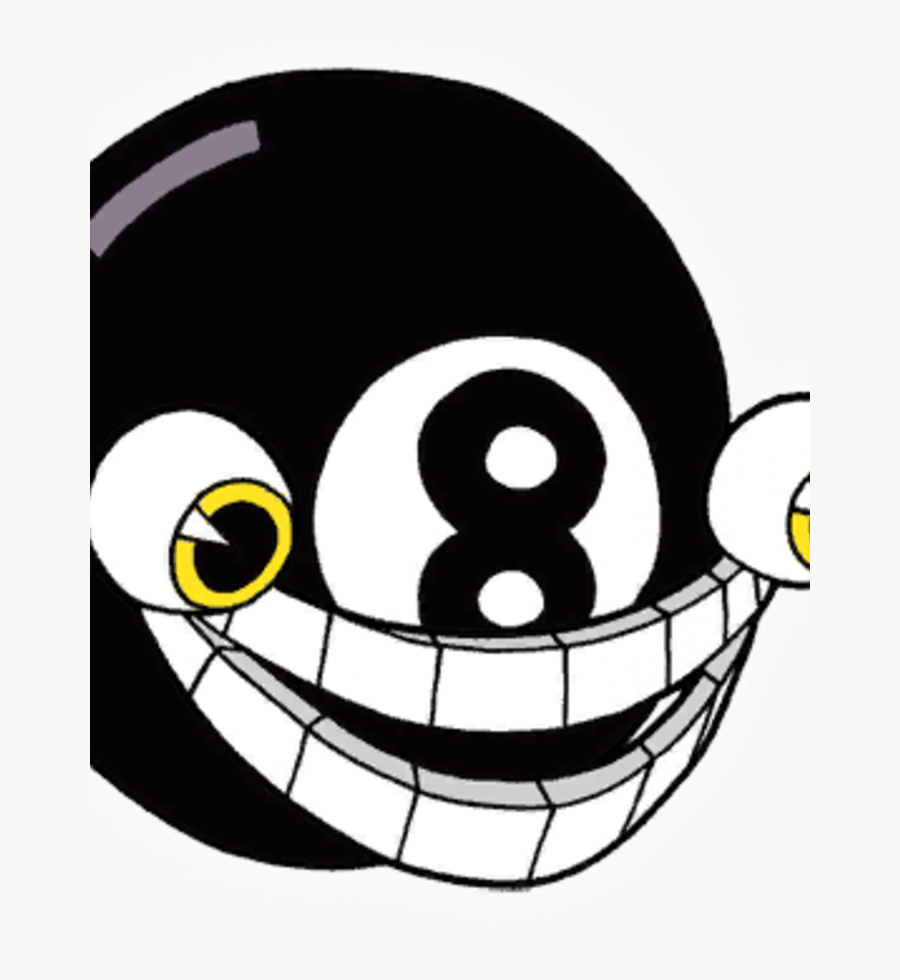 Cuphead Wiki - Cuphead 8 Ball Boss, Transparent Clipart