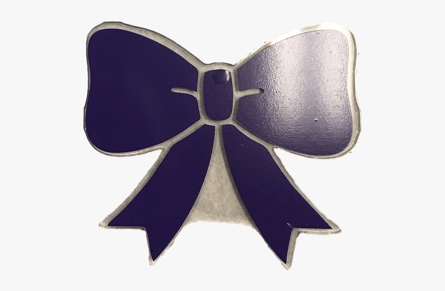 Acrylic Blank Kraftastic Creations - Cheer Bow On A Graph, Transparent Clipart