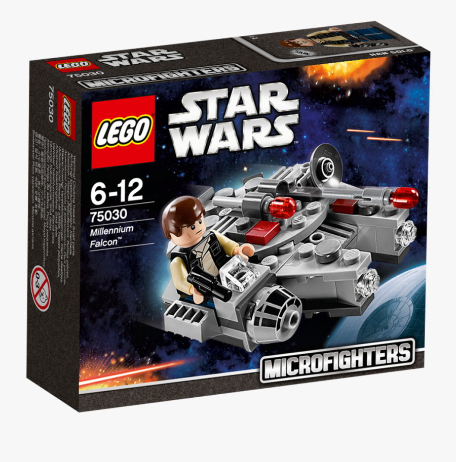 Transparent Millennium Falcon Clipart - Lego Star Wars 75030, Transparent Clipart