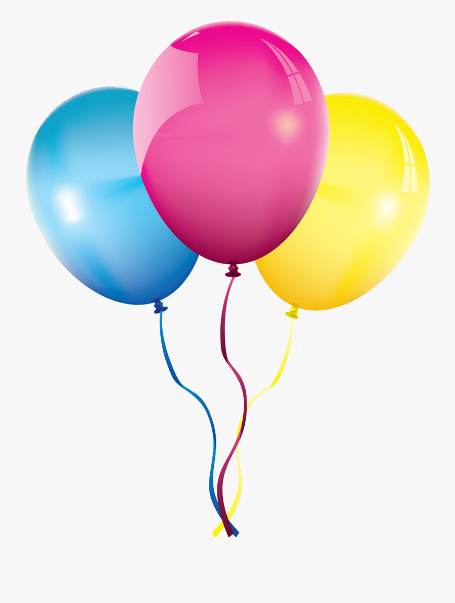 Birthday Balloons Clipart File Png Black And White - Transparent Background Balloon Png, Transparent Clipart