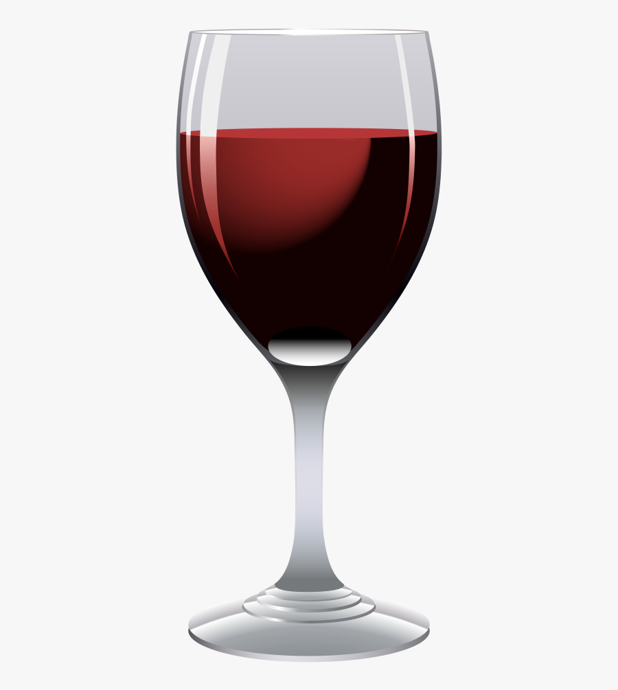Red Wine Glass Clipart, Transparent Clipart