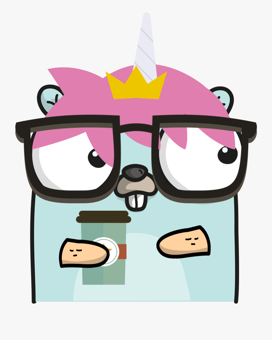 Get Started With Go - Cute Gopher Golang, Transparent Clipart
