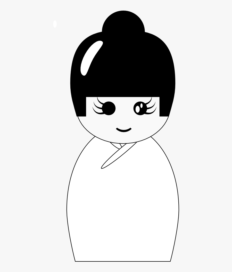 Kokeshi Doll - Doll, Transparent Clipart