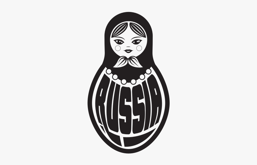 Russian Doll Silhouette - Черная Матрешка Пнг , Free Transparent ...