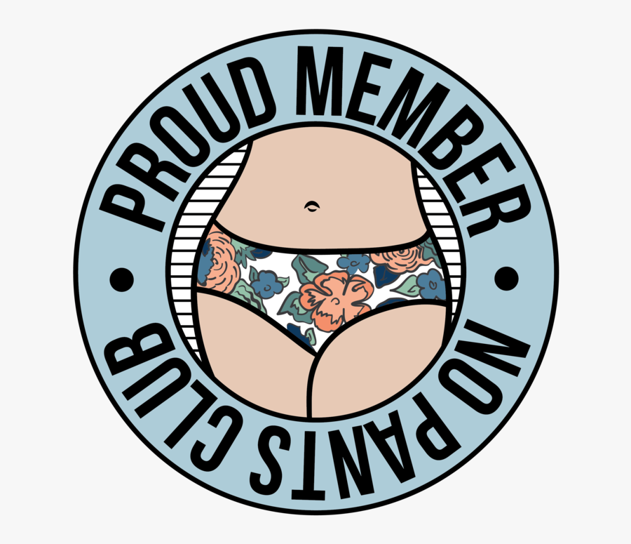 "no Pants Club - Circle, Transparent Clipart