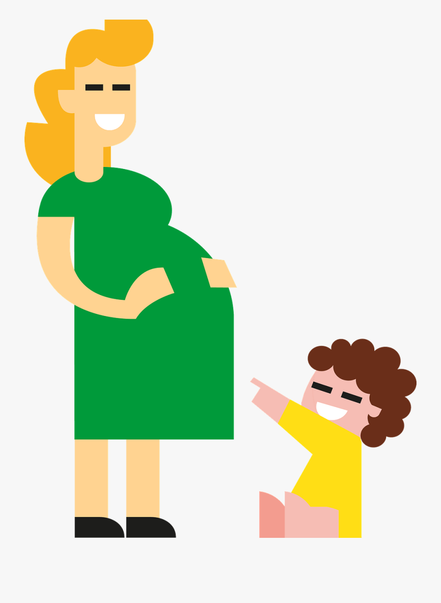 Drawing Of A Mother Cartoon, Transparent Clipart