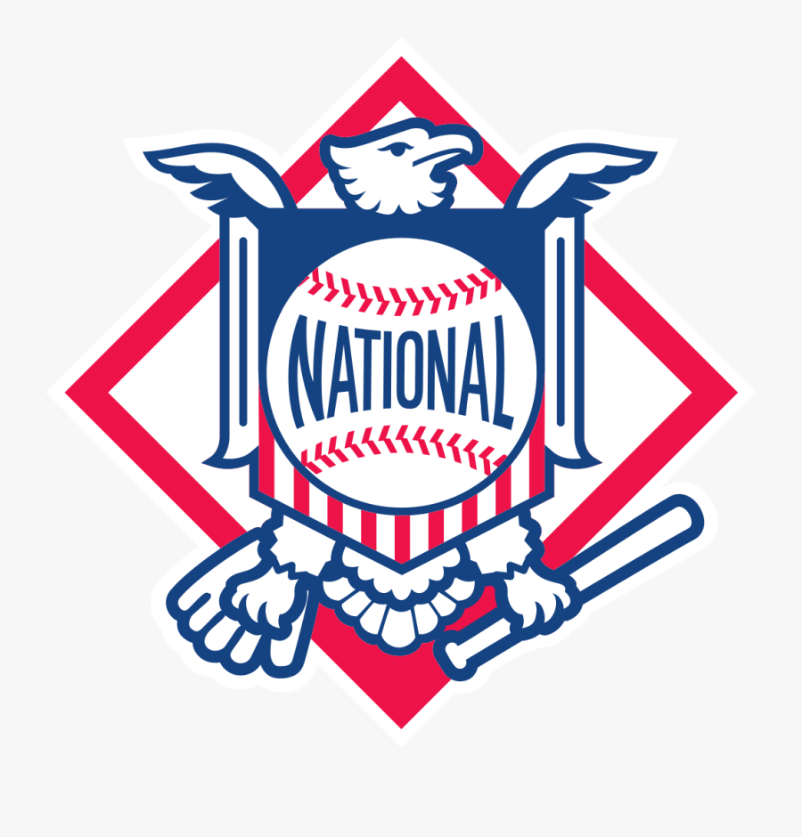 National League - National League Baseball Logo, Transparent Clipart