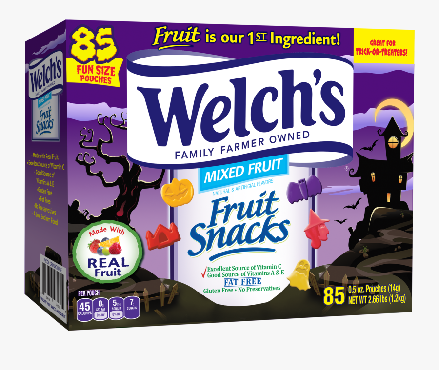 Welch’s Mixed Fruit Halloween Fruit Snacks - Welch's Fruit Snacks Halloween, Transparent Clipart