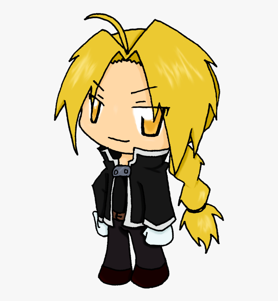 Fullmetal Alchemist Chibi - Edward Elric, Transparent Clipart