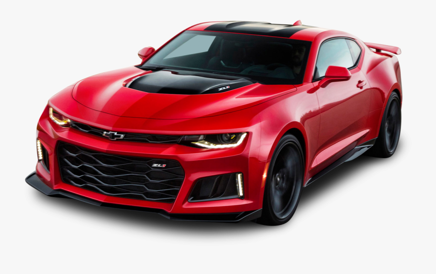 Red Chevrolet Camaro Zl1 Car Png Image, Transparent Clipart