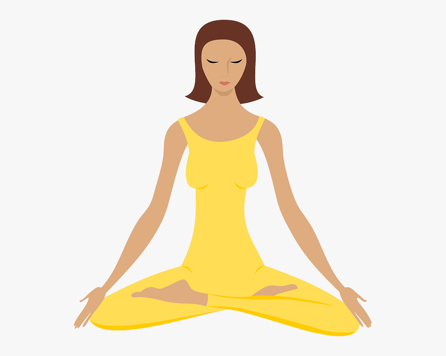 Yoga Picture - Meditate Clipart, Transparent Clipart