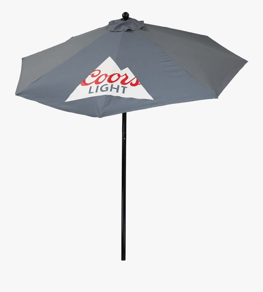 Transparent Patio Umbrella Clipart - Coors Light, Transparent Clipart
