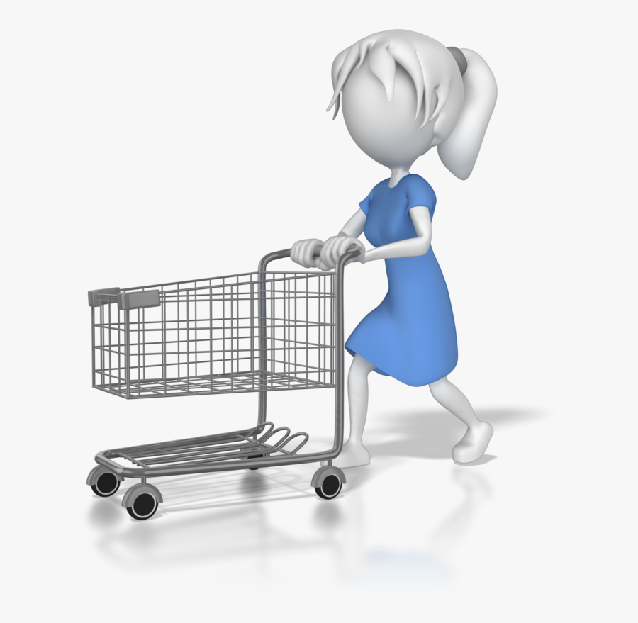 Transparent Shopping Basket Clipart - Cartoon, Transparent Clipart