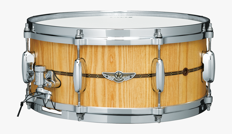 Transparent Snare Drum Clipart Black And White - Tama Star Walnut Snare, Transparent Clipart